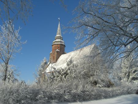 Helpter Kirche im Winter